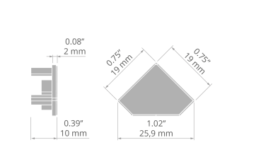 Endkappe 45-Plus